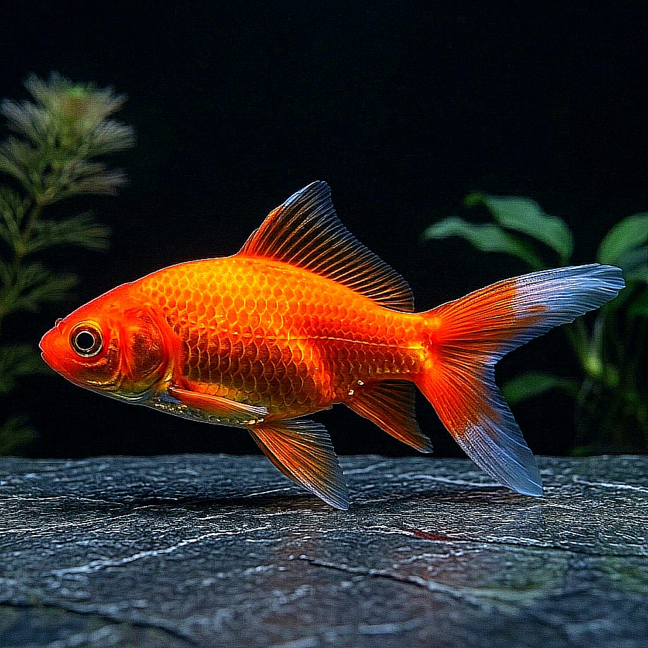 Goldfisch Comet - Carassius auratus 🧡