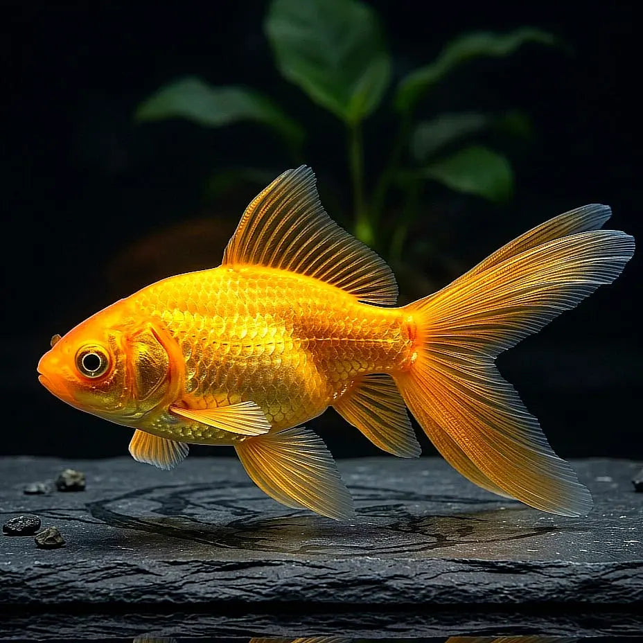 Goldfisch Yellow - Carassius auratus 💛 AquaTimo