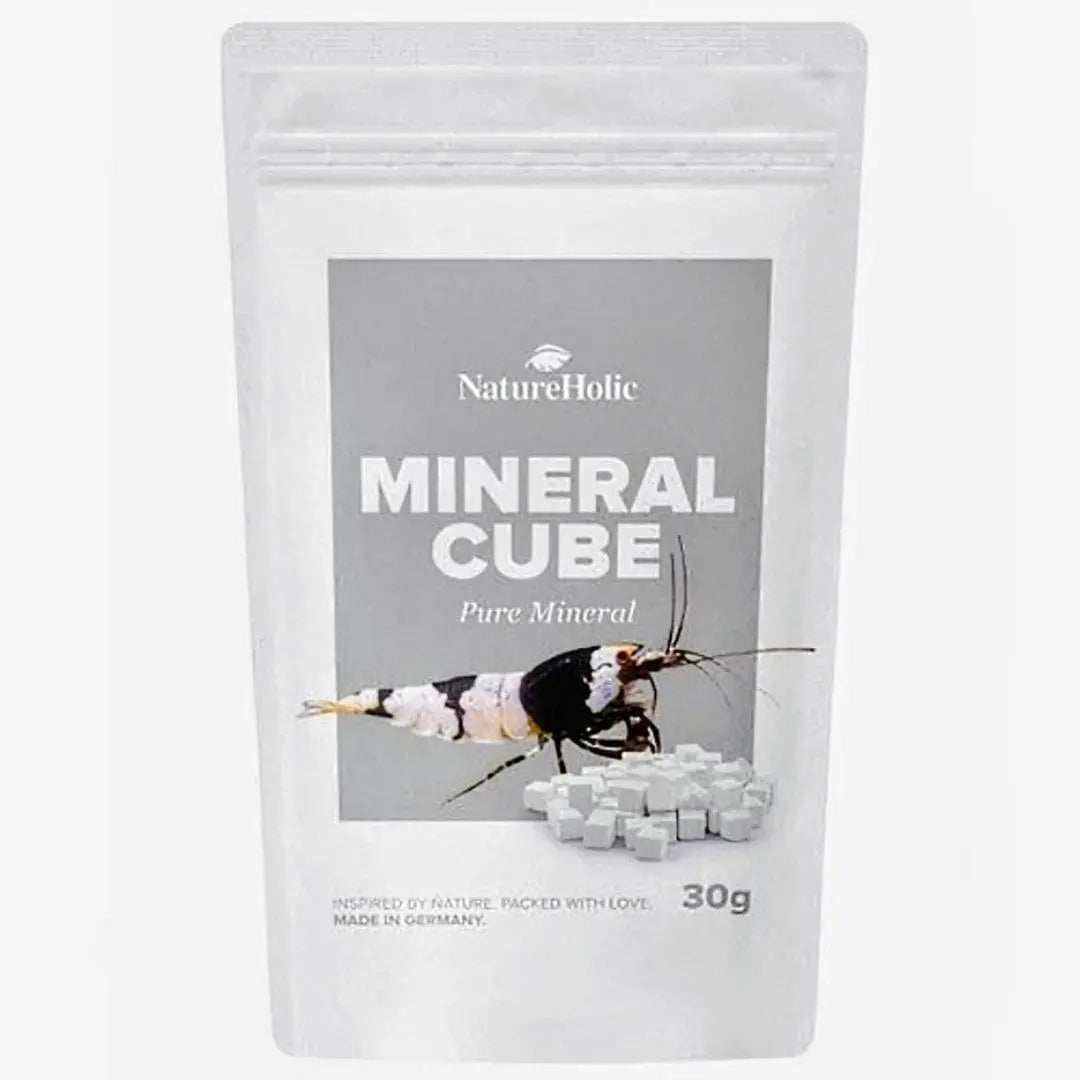 NatureHolic MineralCubes "Pure Mineral": Der ultimative Mineral-Booster für Garnelen, Schnecken und Krebse 💎 AquaTimo