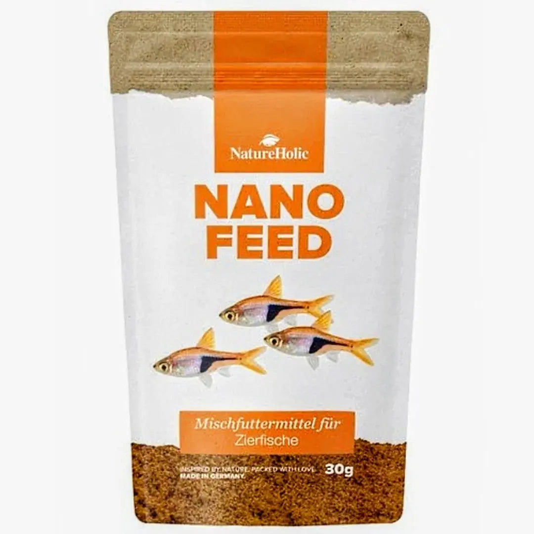 NatureHolic Nanofeed: Das feinkörnige Profi-Hauptfutter für Mikrofische & vitalen Fischbrut (0,2 mm) 🐠🚀 AquaTimo