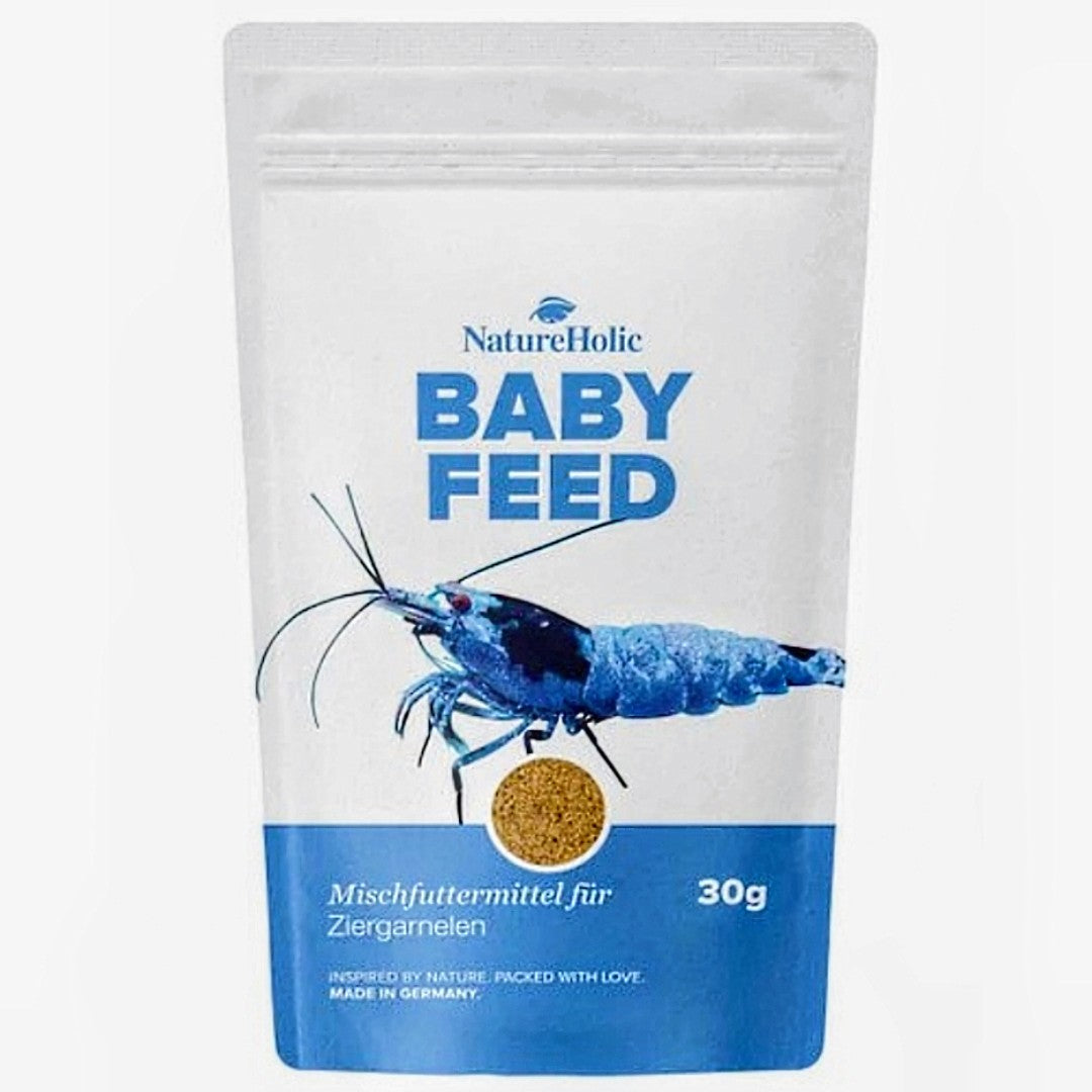 NatureHolic Babyfeed: Das mikrofeine Aufzuchtfutter – Krill-Power und Mineral-Boost für gesunde Babygarnelen! 🦐🚀