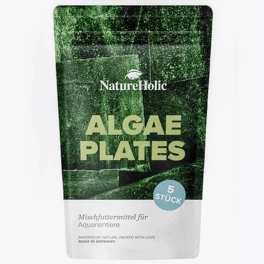 NatureHolic AlgaePlate Algentafel: Der natürliche Rohkost-Snack für deine Garnelen und Schnecken – voller Mineralstoffe und Jod! 🌿 AquaTimo