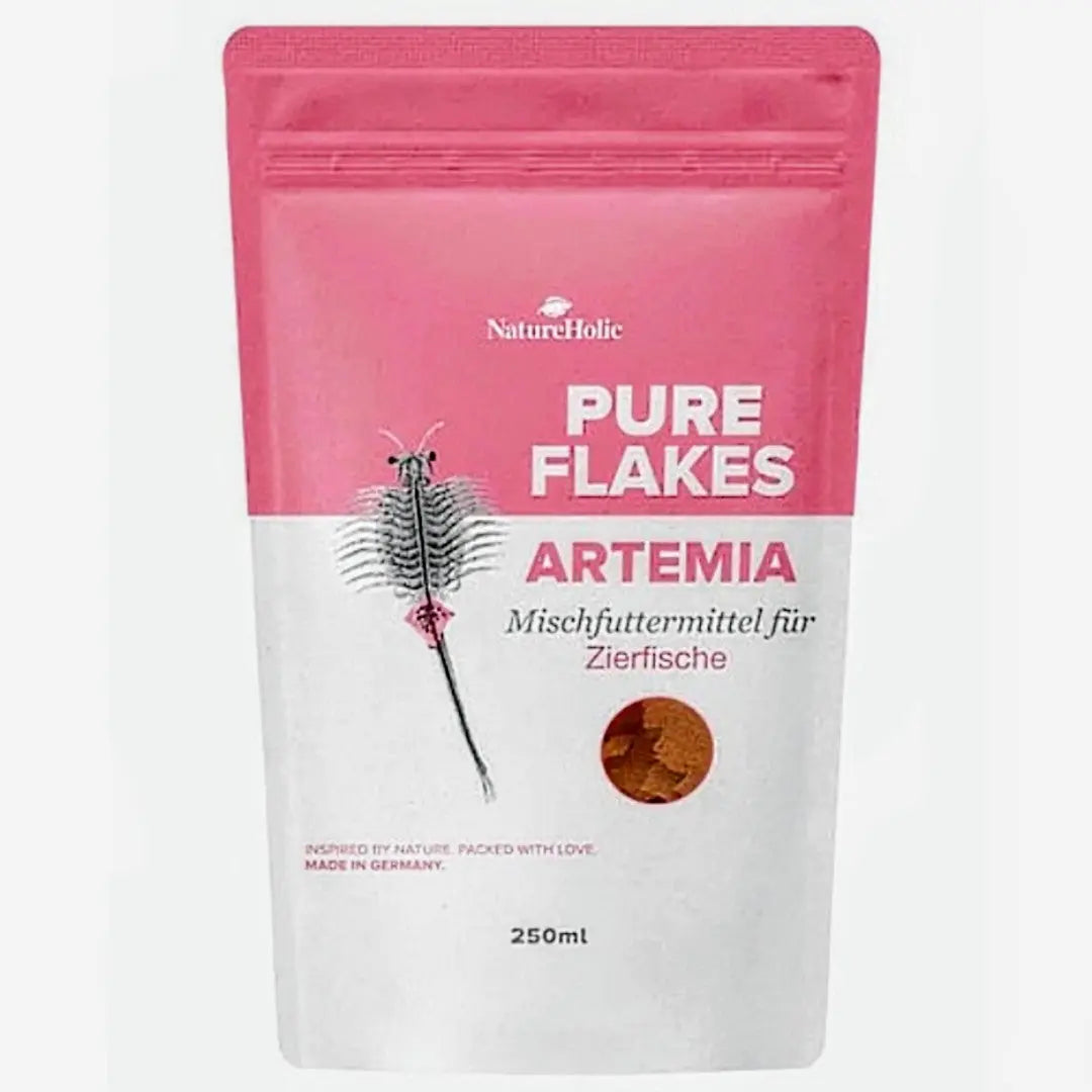 NatureHolic Pure Flakes Artemia: Der hochwertige Flocken-Mix für alle Fische und Wirbellosen 🐟🦞 AquaTimo