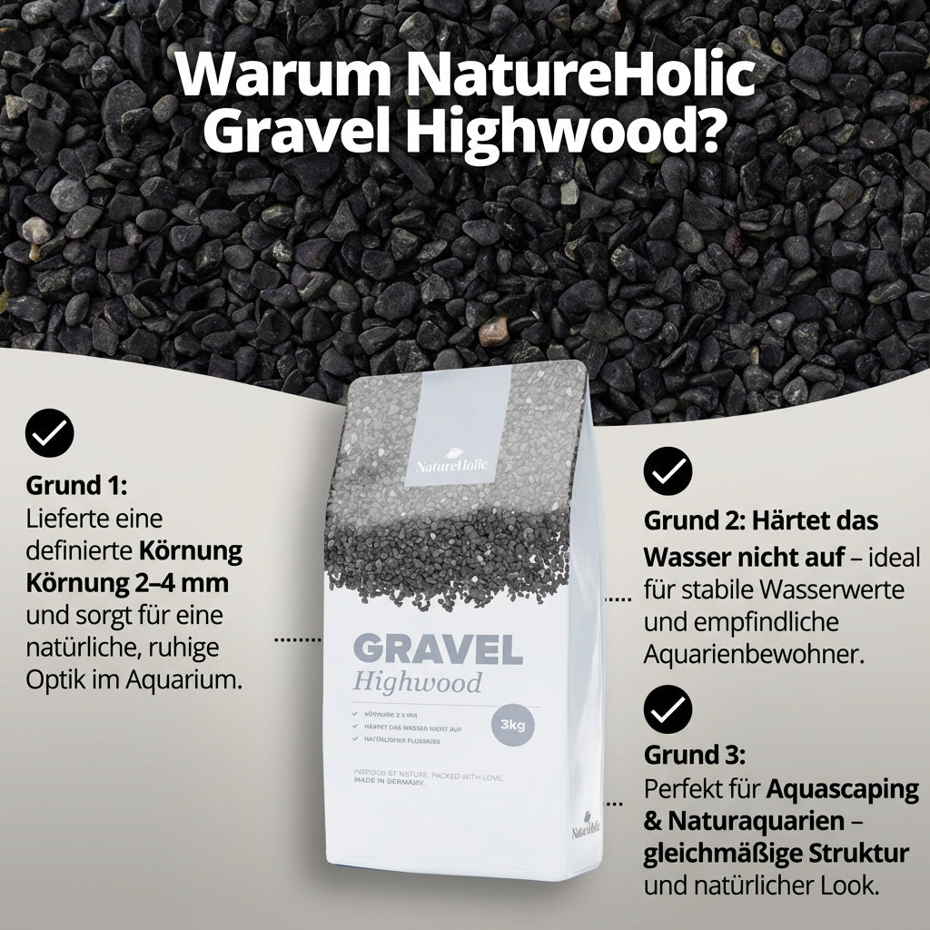 NatureHolic Naturkies Dark River – Dein Geheimnis für kontrastreiche Aquascapes AquaTimo