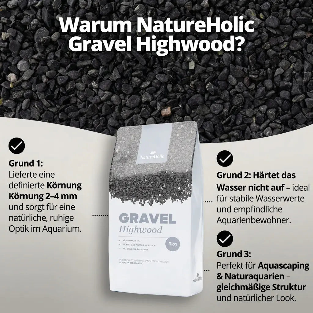 NatureHolic Naturkies Dark River – Dein Geheimnis für kontrastreiche Aquascapes AquaTimo