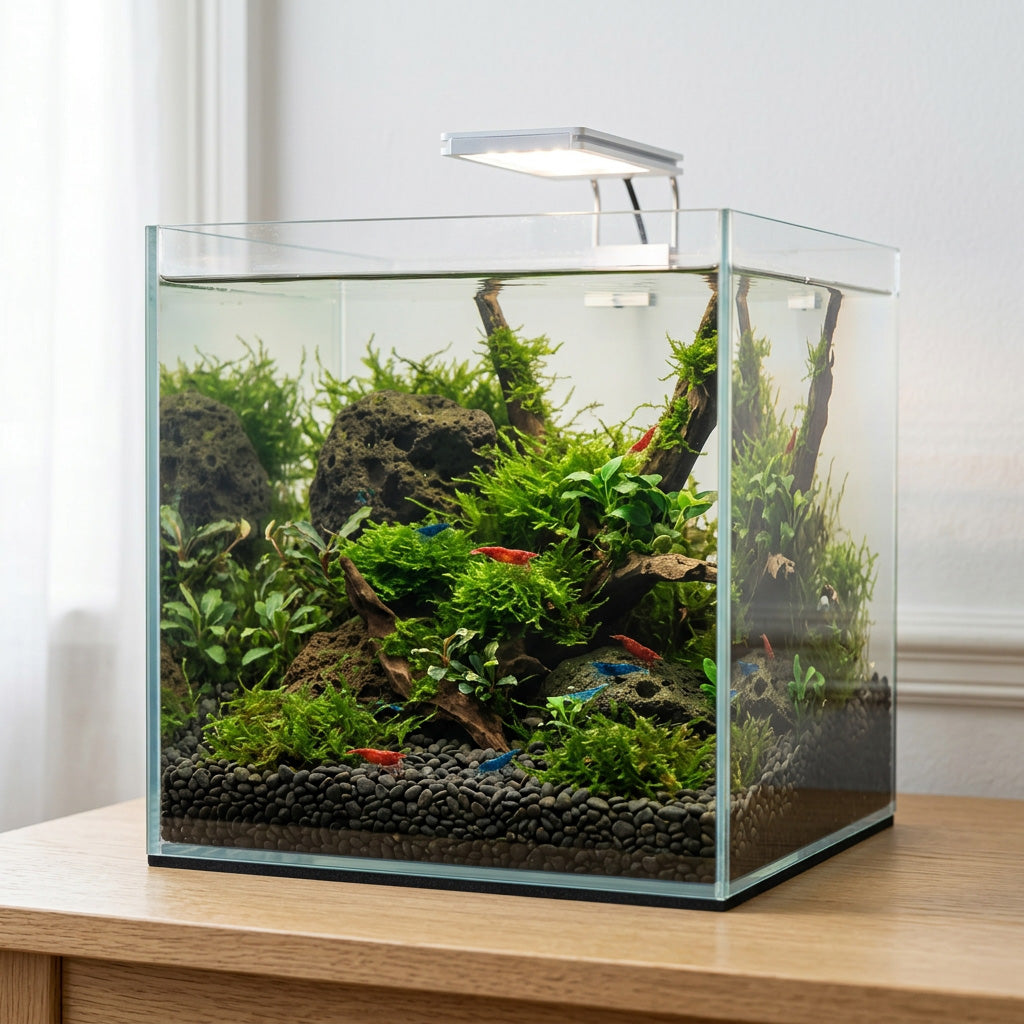 NatureHolic Garnelen Kies – Natürlicher, schwarzer Bodengrund für deine Zwerggarnelen AquaTimo