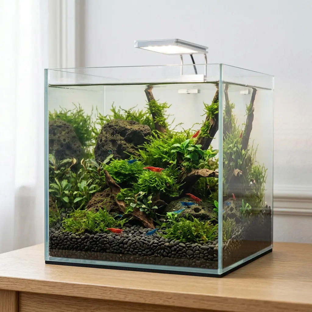 NatureHolic Garnelen Kies – Natürlicher, schwarzer Bodengrund für deine Zwerggarnelen AquaTimo