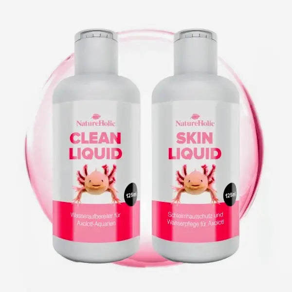 NatureHolic Axolotl Wasserpflege-Set: Doppelte Power für kristallklares Wasser & geschützte Schleimhäute💧🛡️ AquaTimo