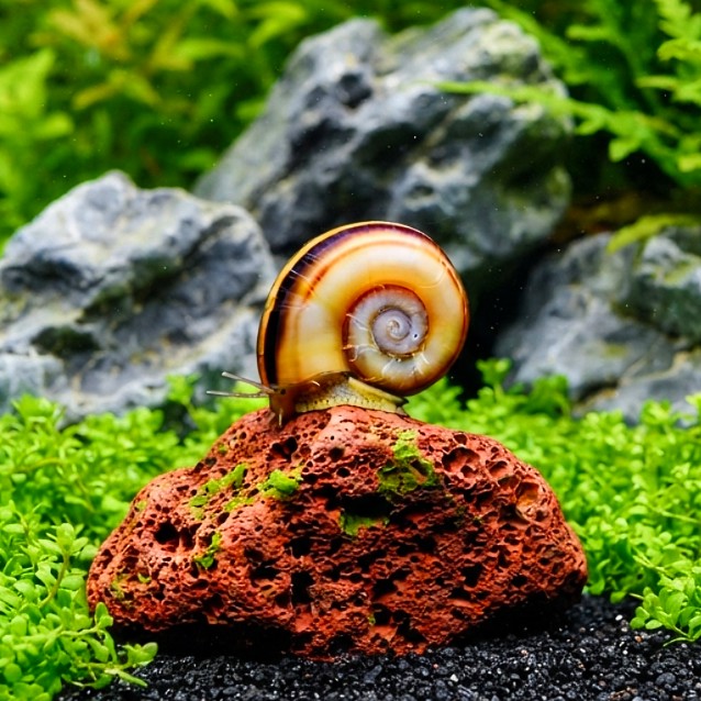 Goldene Paradiesschnecke – Marisa cornuarietis 🐌🌿