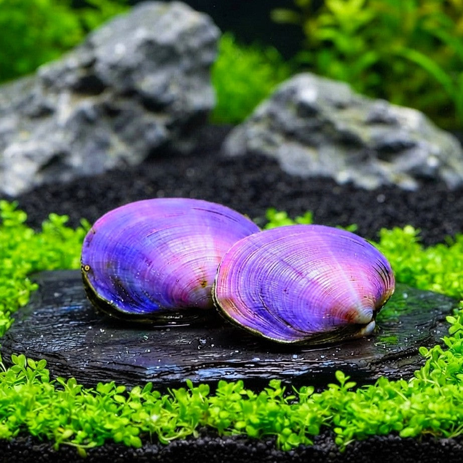 Batissa violacea – Die exotische „Violette Herzmuschel“
