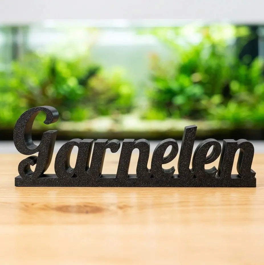 Exklusiver Garnelen Dekoschriftzug - DS+ AquaTimo