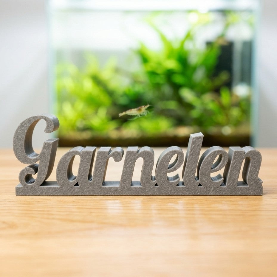 Exklusiver Garnelen Dekoschriftzug - DS+