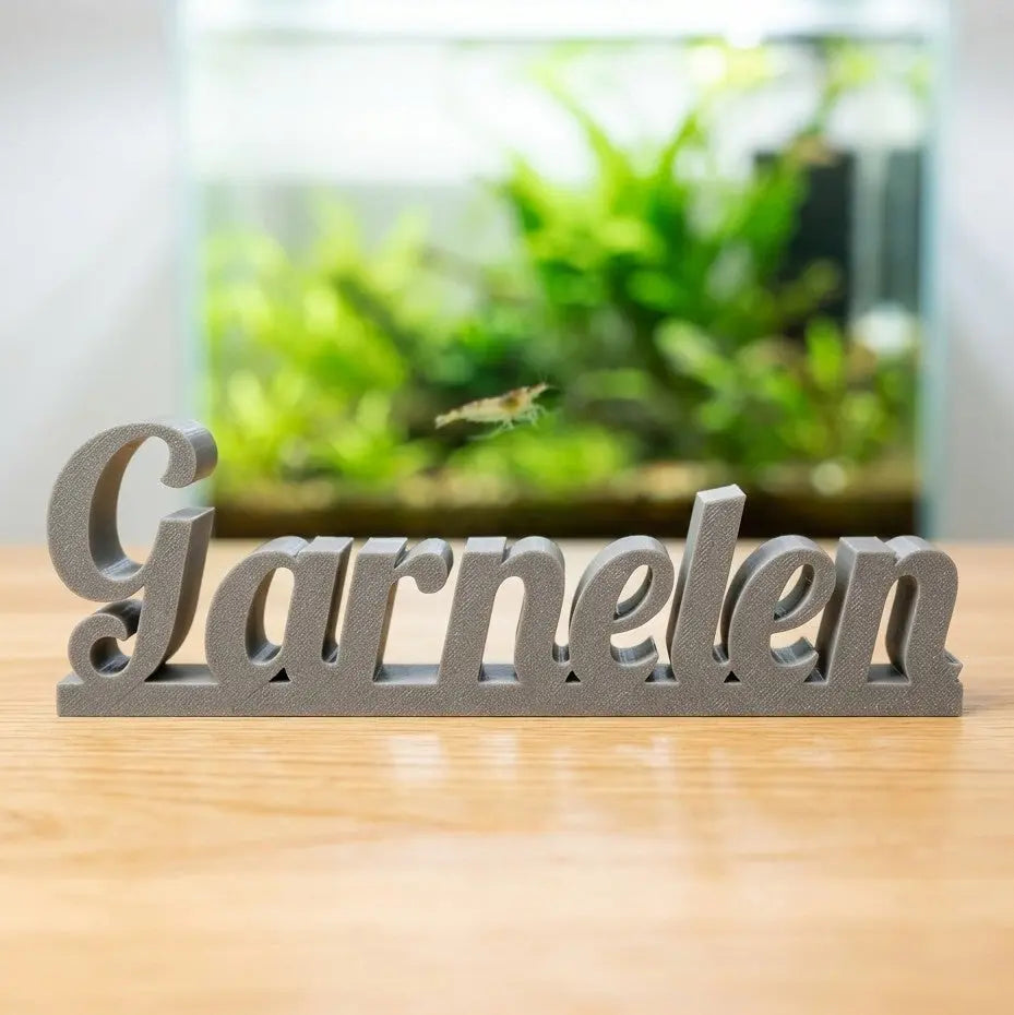 Exklusiver Garnelen Dekoschriftzug - DS+ AquaTimo