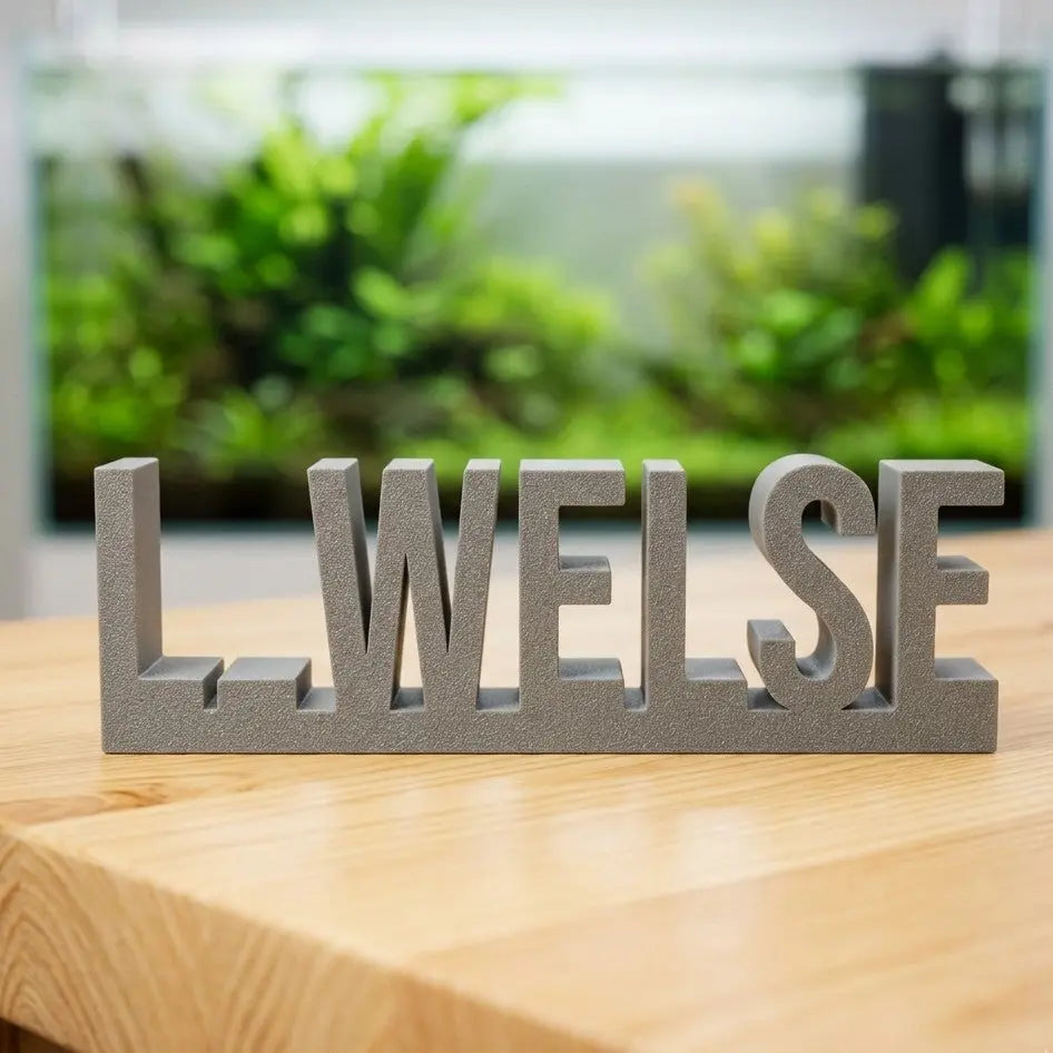 Deko-Schriftzug "L-Welse" - DS+ AquaTimo