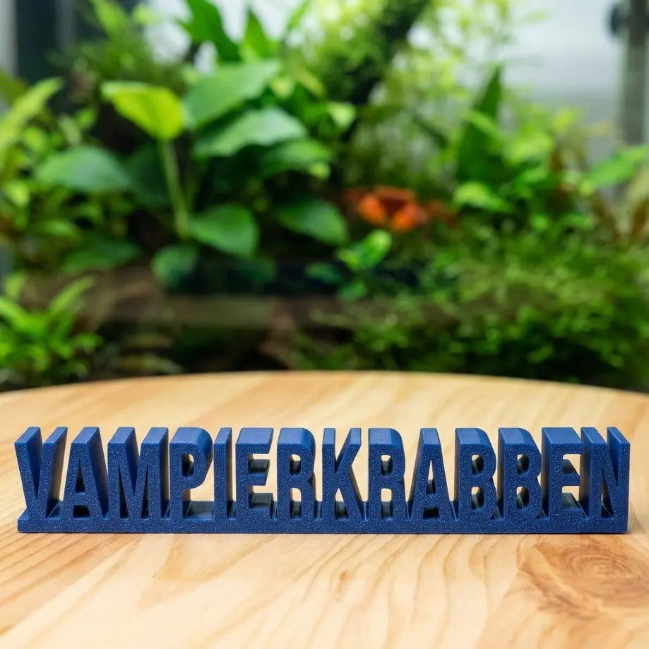 Exklusiver Vampierkrabben Dekoschriftzug - DS+ AquaTimo