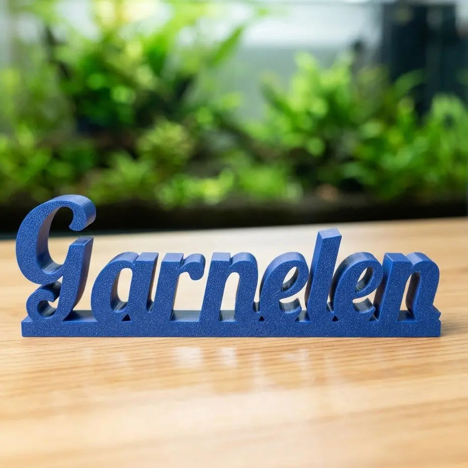 Exklusiver Garnelen Dekoschriftzug - DS+ AquaTimo