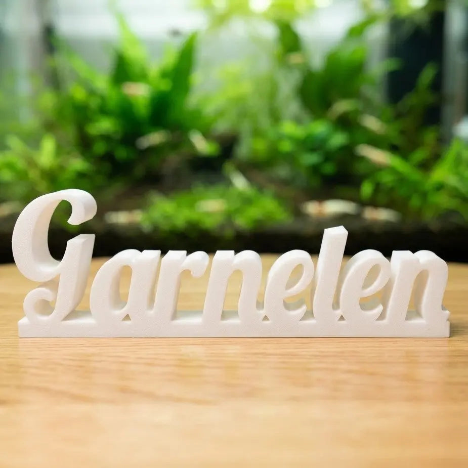 Exklusiver Garnelen Dekoschriftzug - DS+ AquaTimo