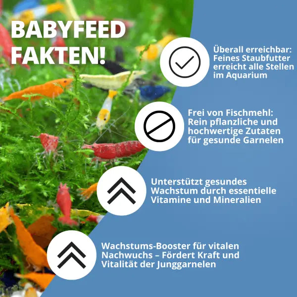 NatureHolic Babyfeed: Das mikrofeine Aufzuchtfutter – Krill-Power und Mineral-Boost für gesunde Babygarnelen! 🦐🚀 AquaTimo