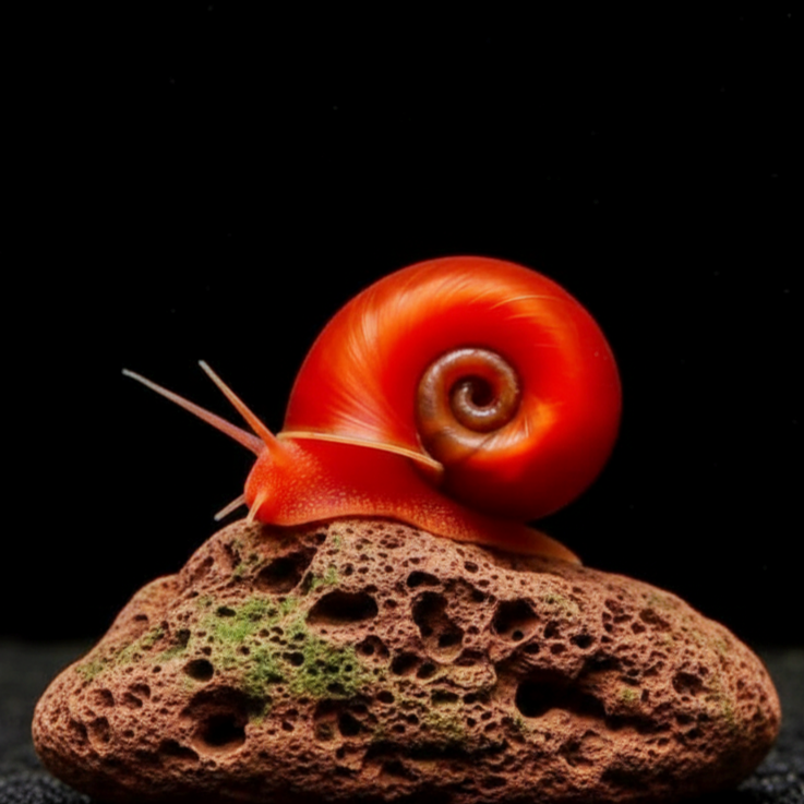 Posthorn Schnecke "Rot-Orange" - PHS