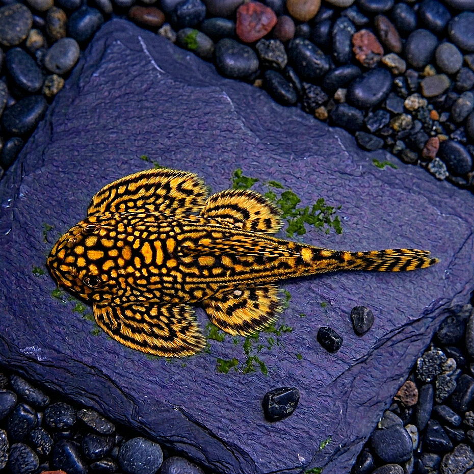 Prachtflossensauger – 💛 Sewellia lineolata 🐟🌿 - Flossensauger
