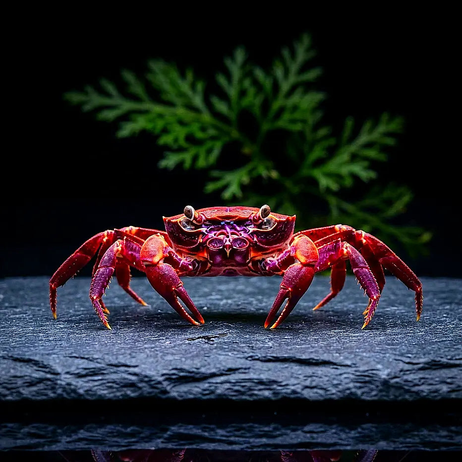 Unterwasserkrabbe „Matano Purple“ (Syntripsa matannensis) AquaTimo