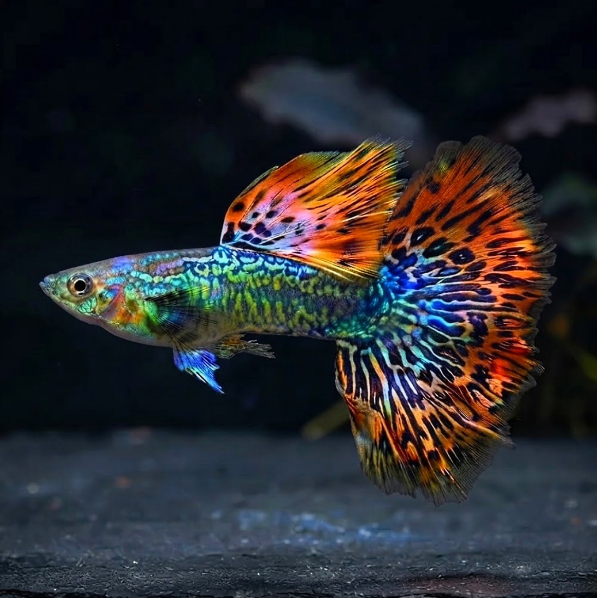 Hochzucht Guppy - ❤️ Red Dragon
