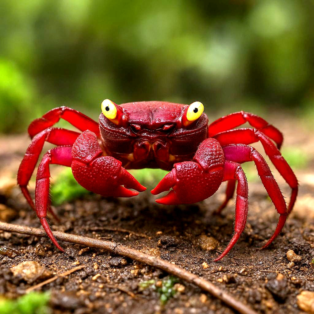 Vampirkrabbe „Darkred Yellow Eye“