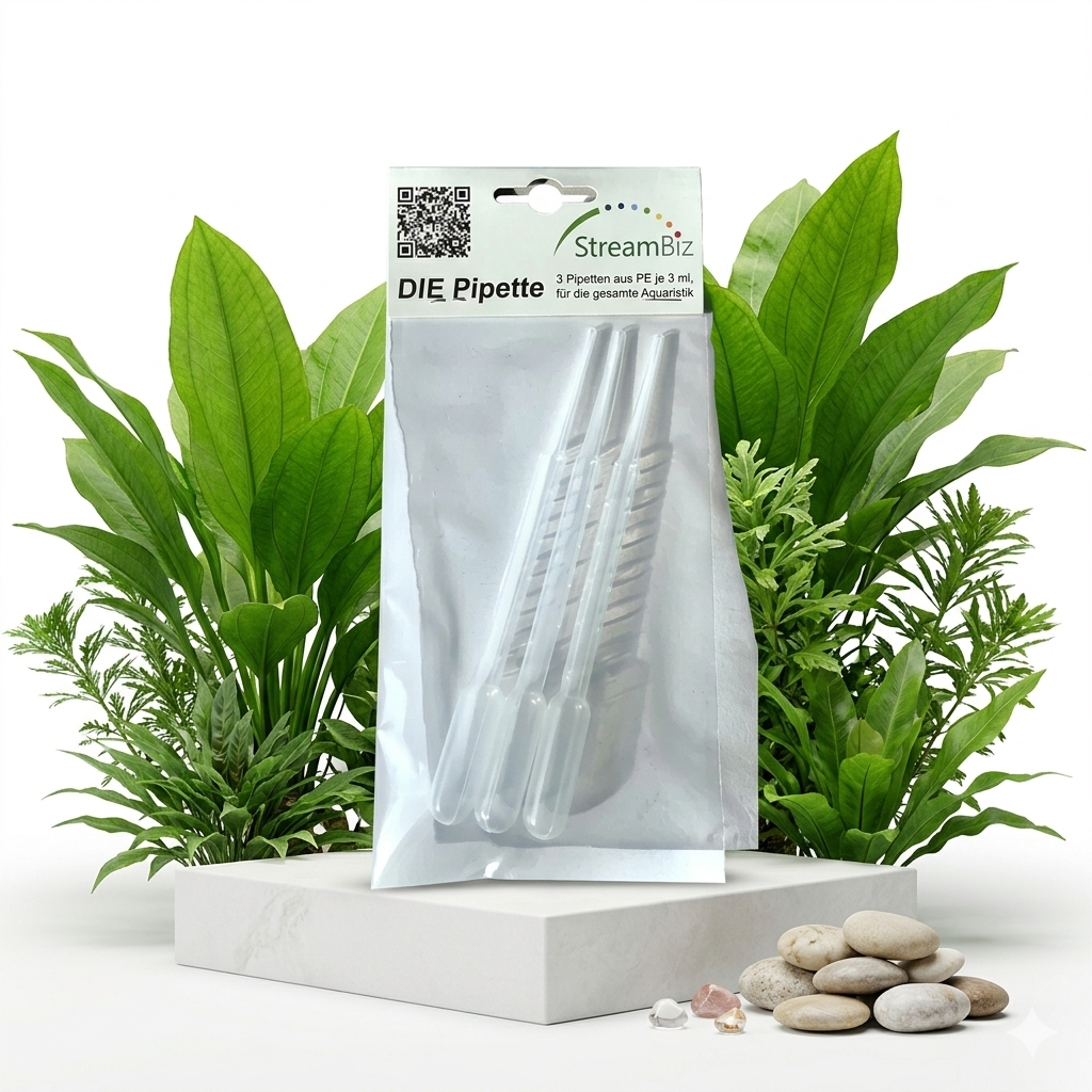 StreamBiz Pipetten-Set (3 Stück à 3 ml) – Praktisches Werkzeug für Aquaristik, Aufzucht & Fütterung - AS+