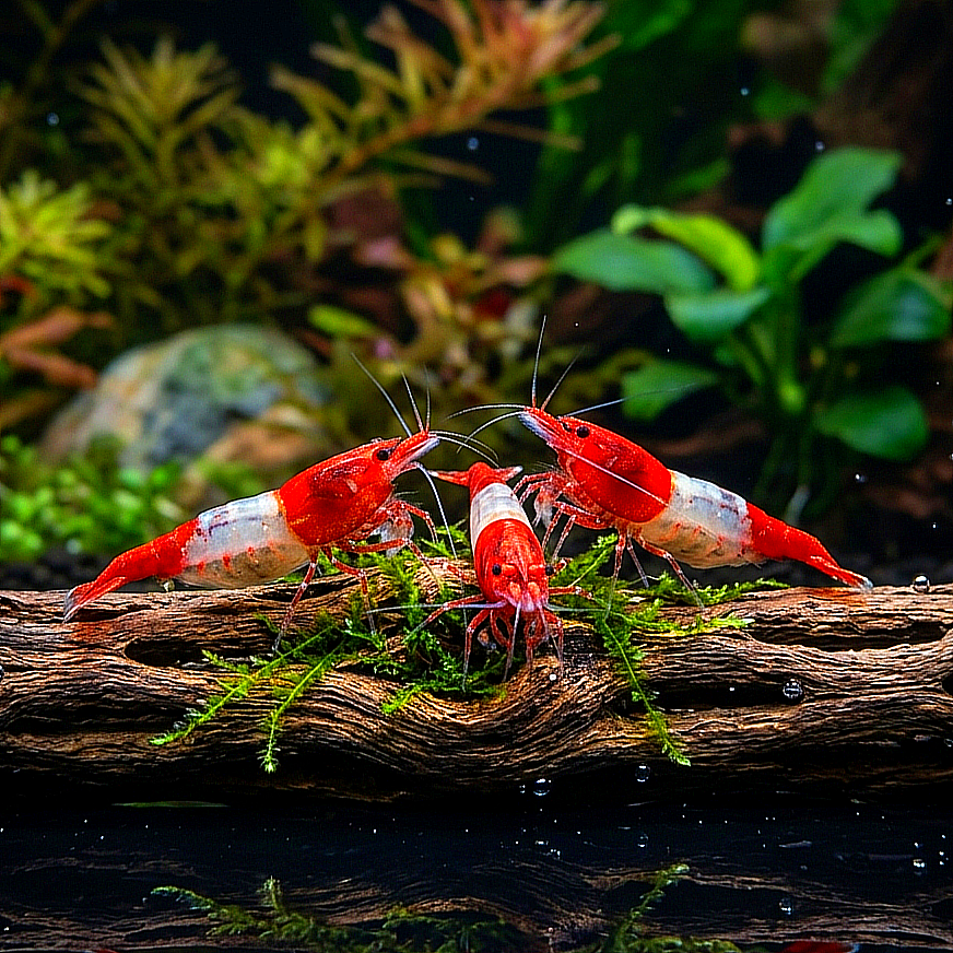 Neocaridina davidi - Red Rili Garnelen