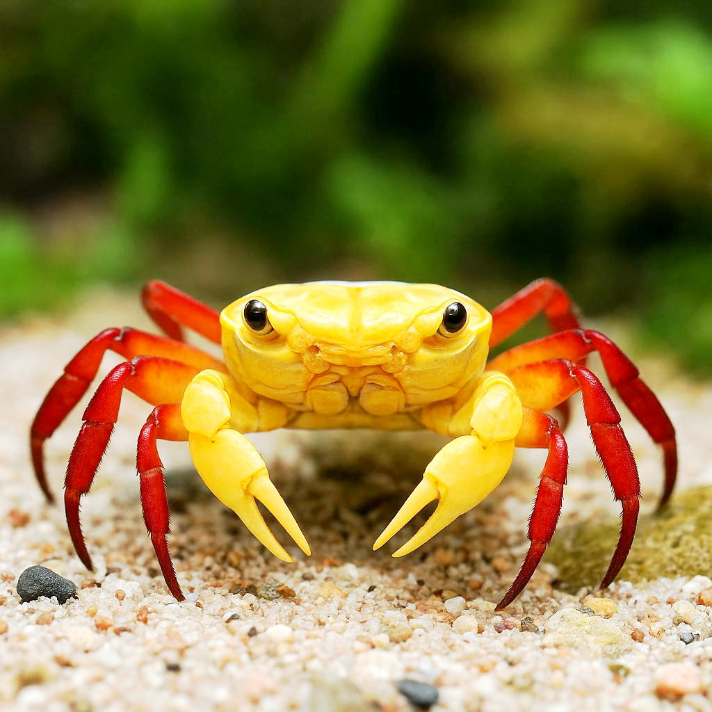 Vampirkrabbe „Yellow Witcher“ - Lepidothelphusa sp.