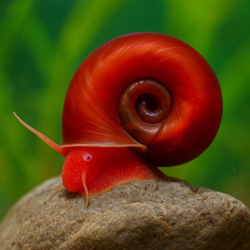 Posthorn Schnecke "Rot-Orange" - PHS