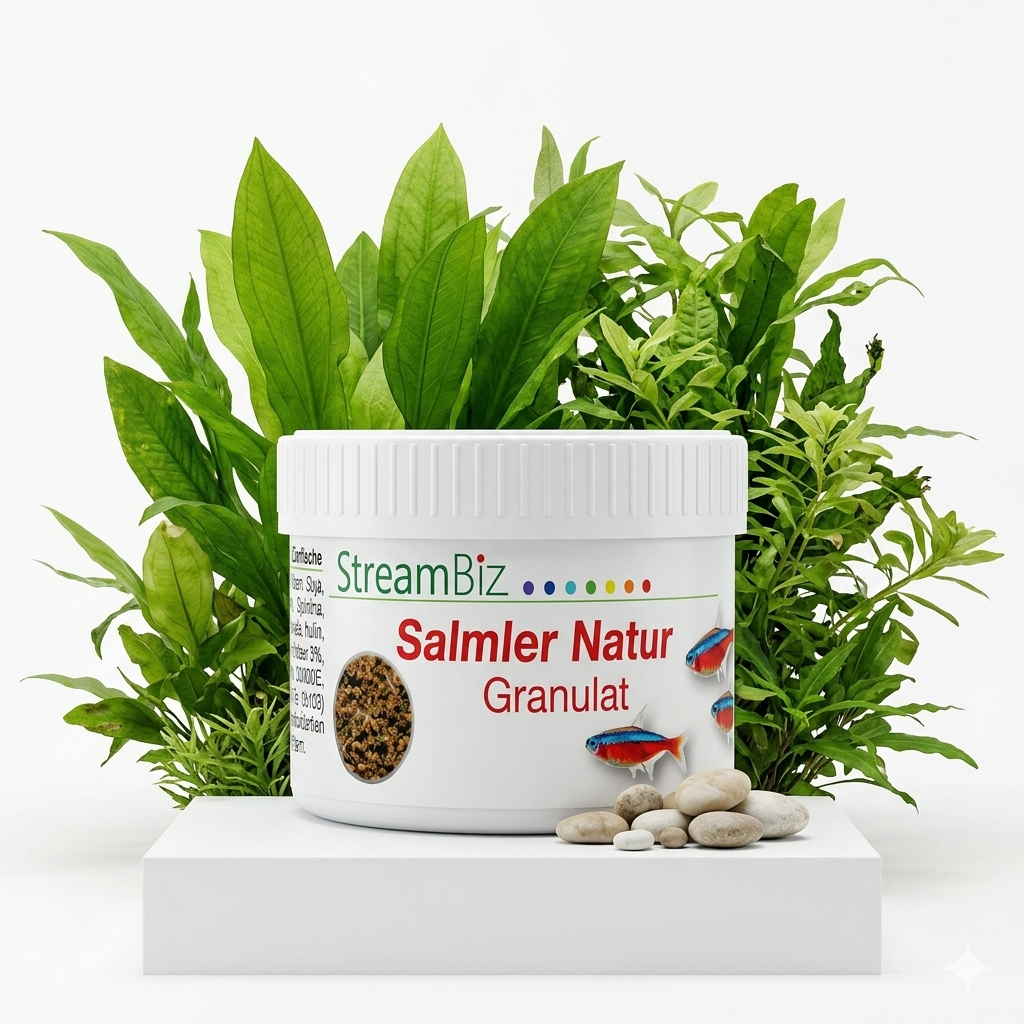 StreamBiz Salmler Natur Granulat 🐟🌿 - AS+