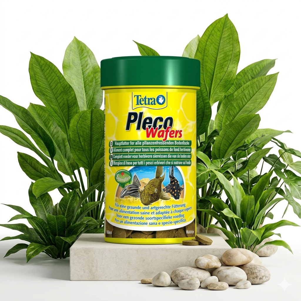 Tetra Pleco Veggie Wafers – Die perfekte Pflanzenpower für deine Saugwelse! - AS+
