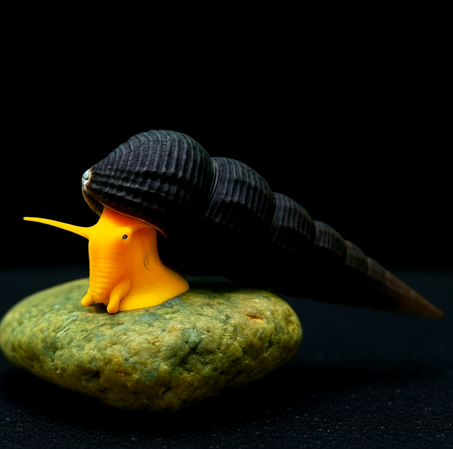 Tylomelania orange - Felsenschnecke 5-8 cm groß