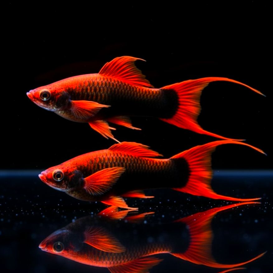 Schwertträger Farb-Mix – Farbenfrohe Vielfalt mit charakteristischem Schwert