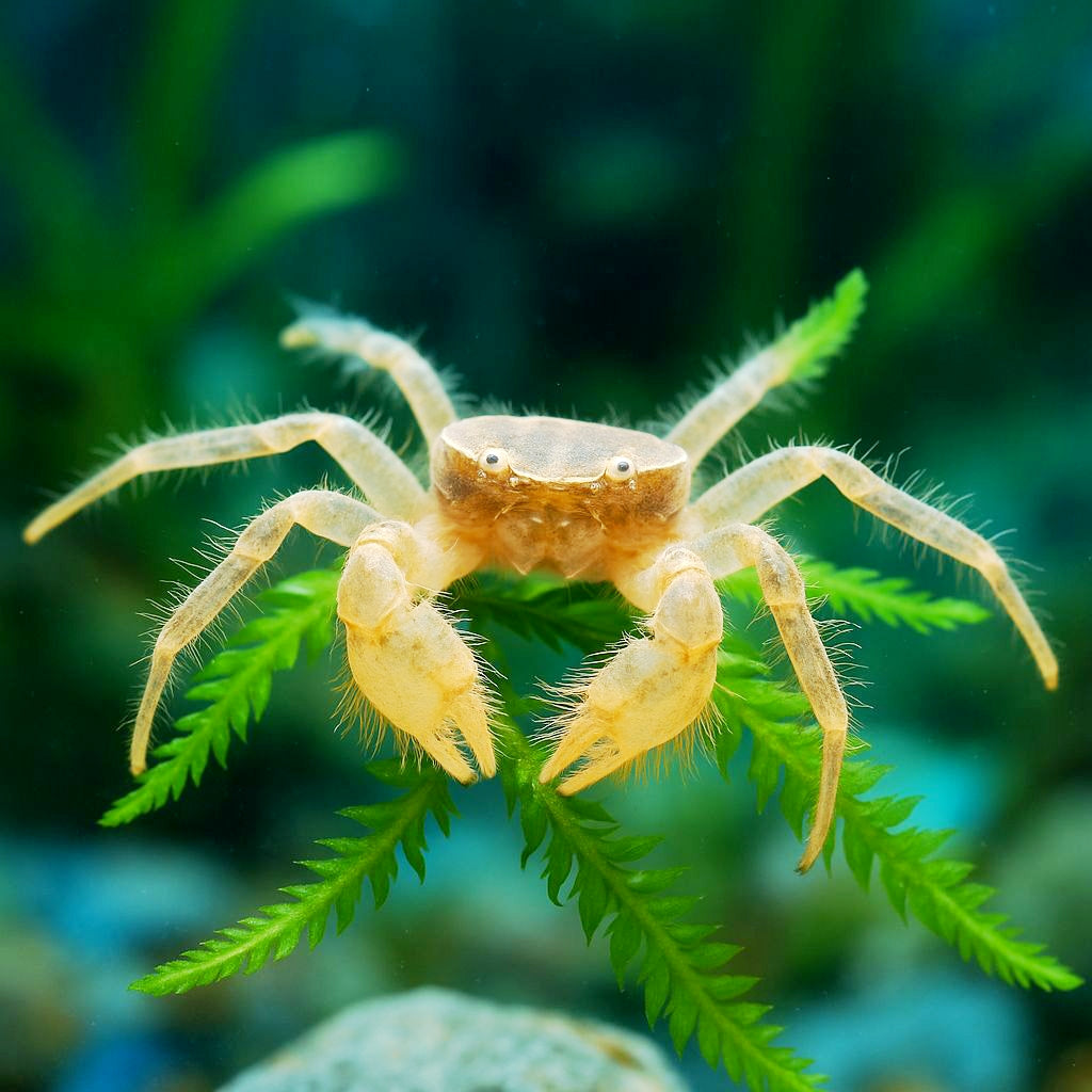 Microkrabbe – Limnopilos naiyanetri 🦀🌿