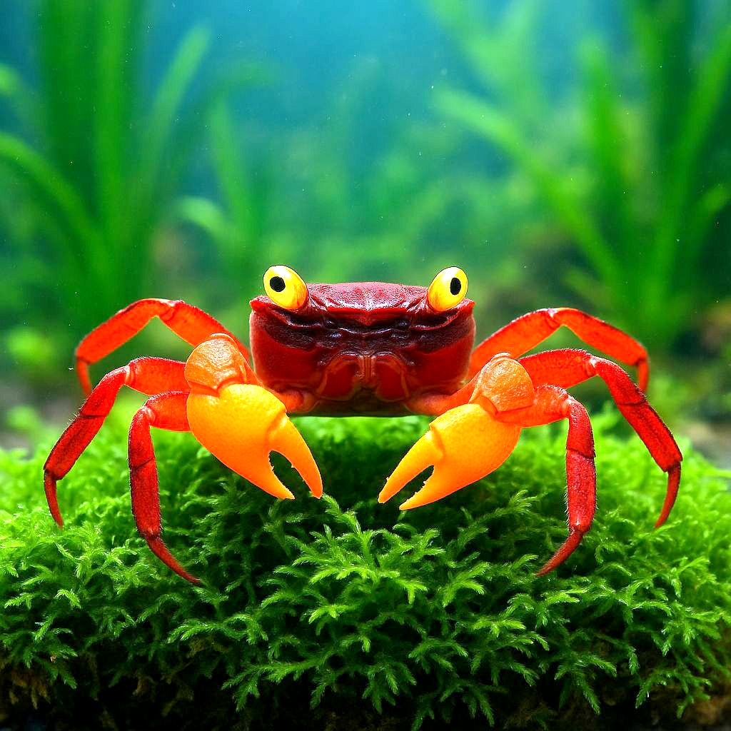 Vampirkrabbe „Mandarin Yellow Arm“