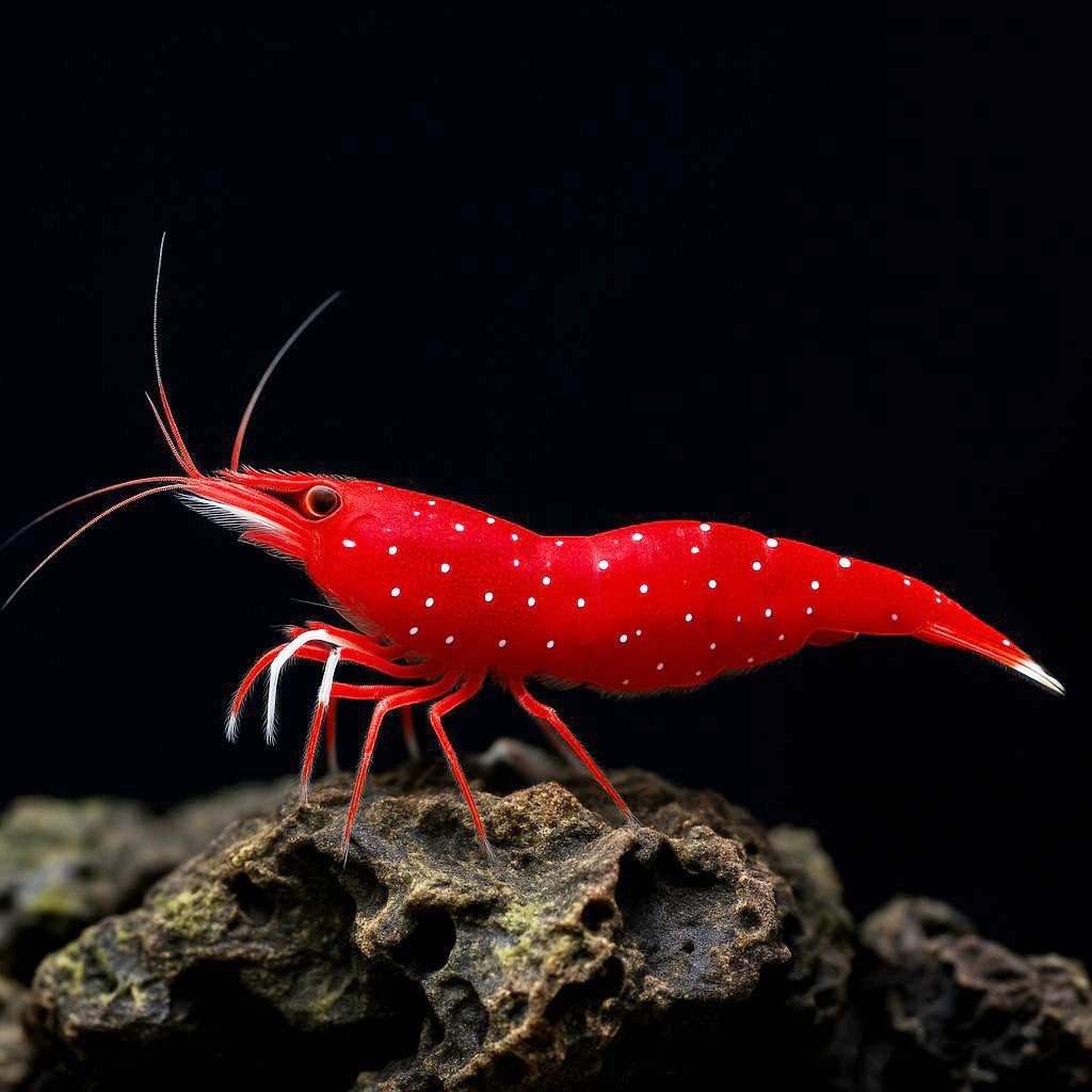 Caridina dennerli (S) – Sulawesi-Kardinalsgarnele