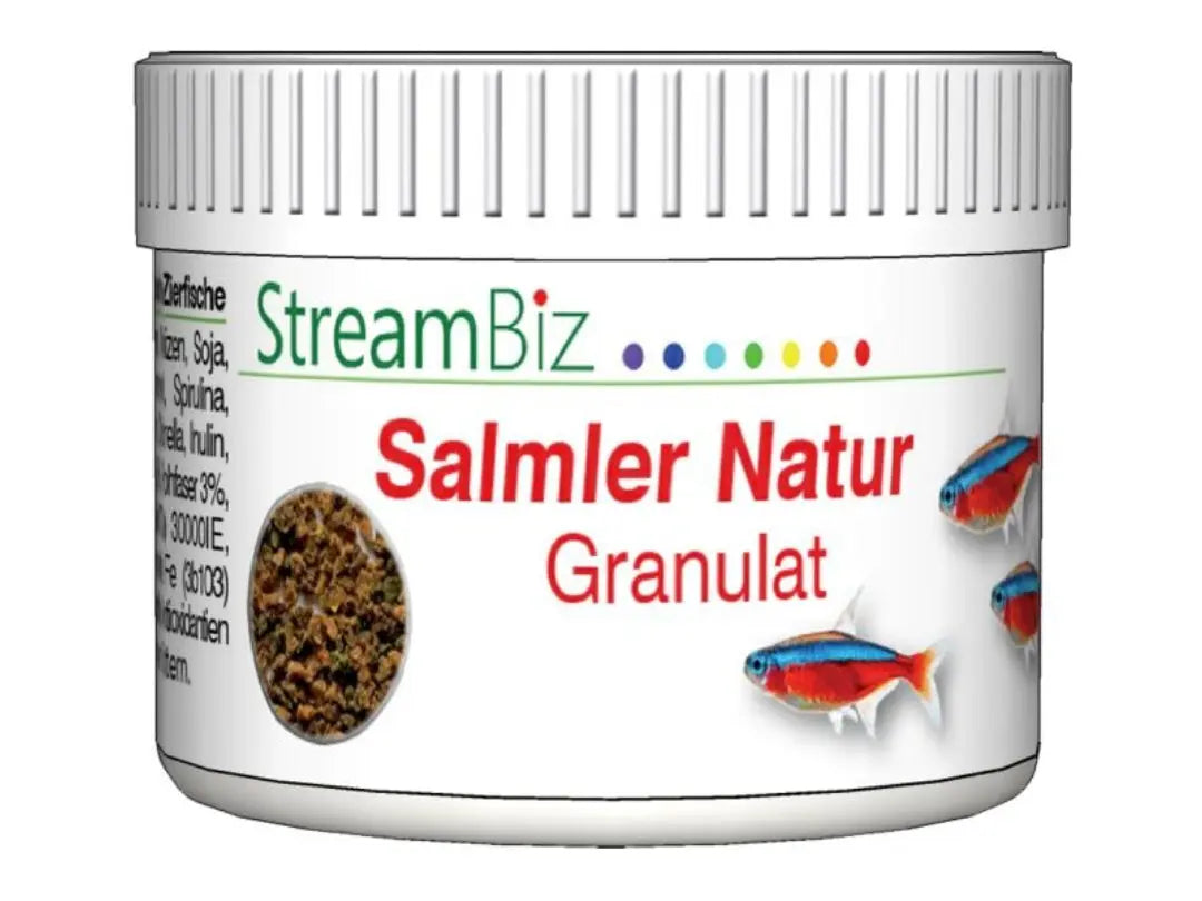 StreamBiz Salmler Natur Granulat 🐟🌿 - AS+ AquaTimo