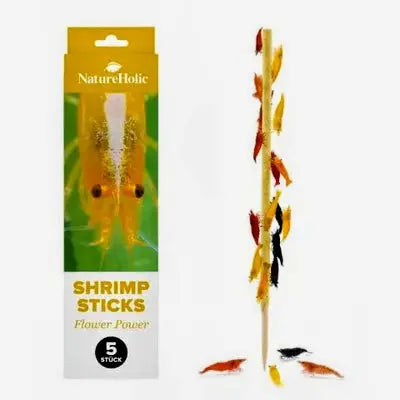 NatureHolic Shrimp Stick Flower Power: Der unwiderstehliche Garnelenlutscher Garnelenlollies Flower Power AquaTimo