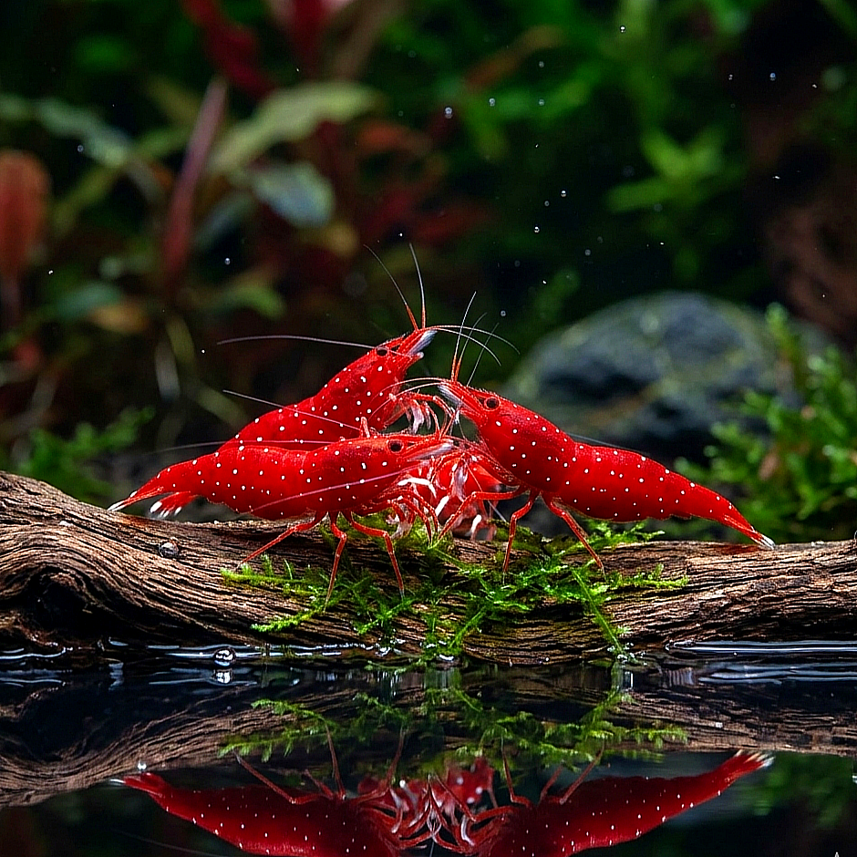Caridina dennerli (S) – Sulawesi-Kardinalsgarnele