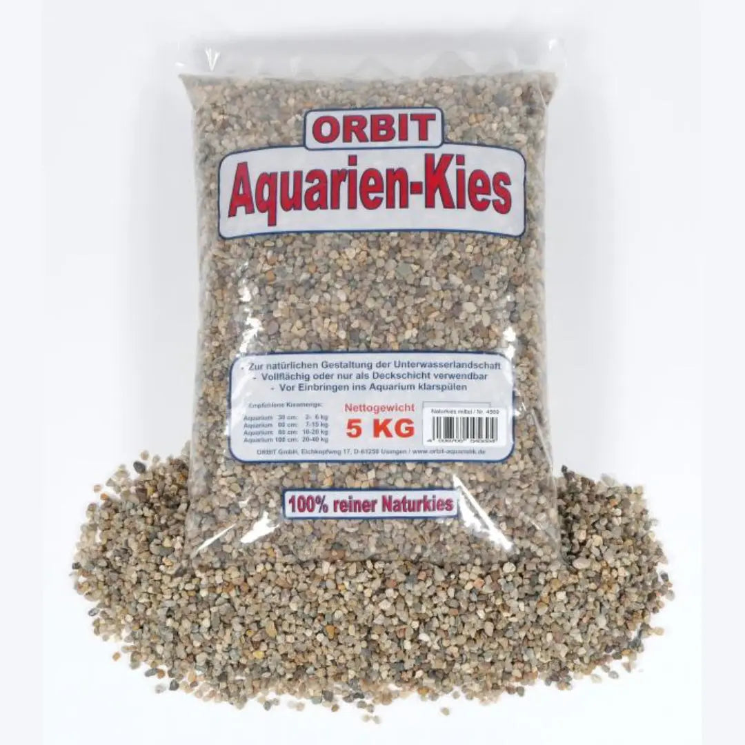 Naturkies mittel 3-5 mm - AS+ AquaTimo