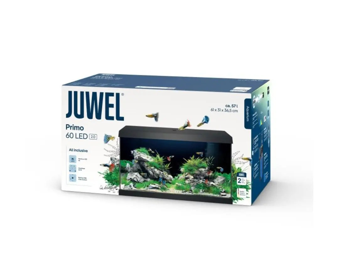🐠 JUWEL Primo 60 LED 2.0 – Schwarz 🖤 Dein perfekter Einstieg in die Aquaristik! - AS+ AquaTimo
