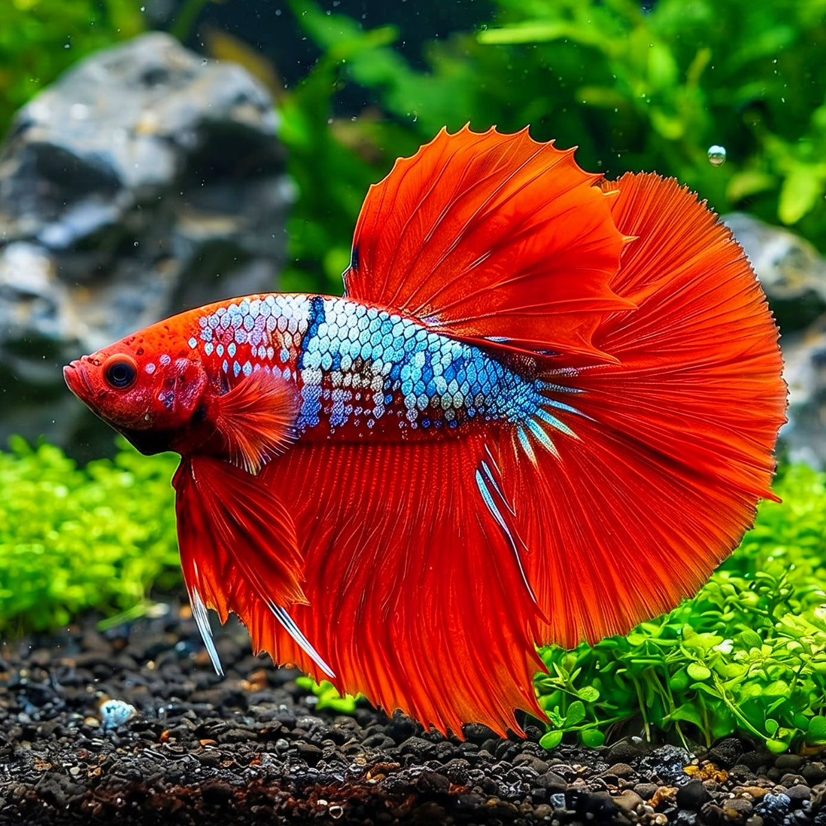 Kampffisch Hell Boy Betta splendens – Halfmoon