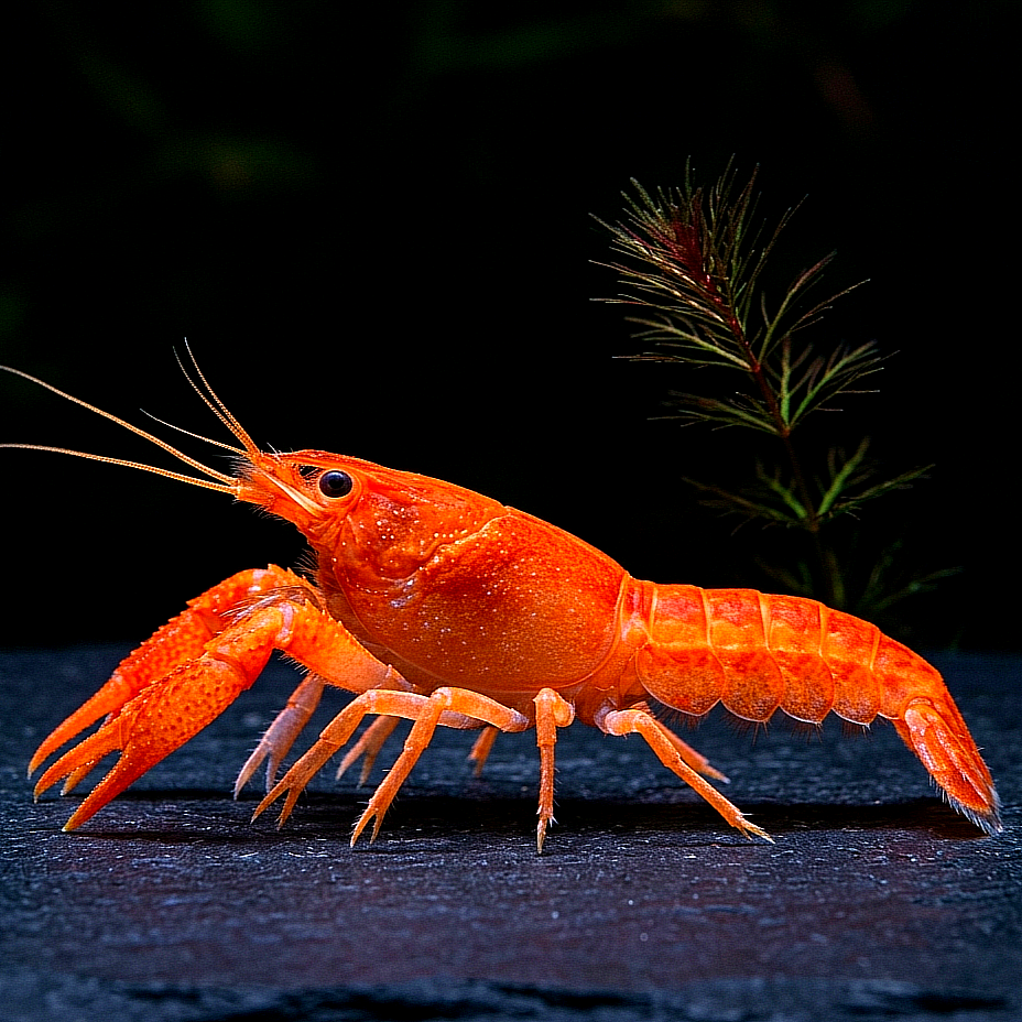 Cambarellus patzcuarensis "orange" - CPO – Orangefarbener Zwergflusskrebs