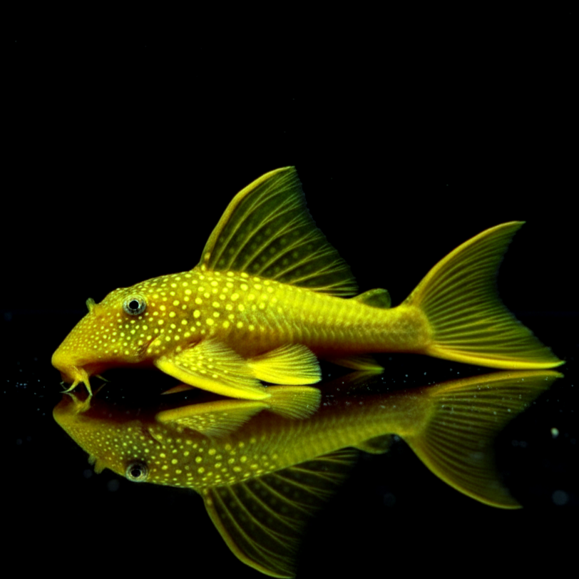 L200a Gelber Phantomwels High fin Baryancistrus demantoides ca 8-10 cm