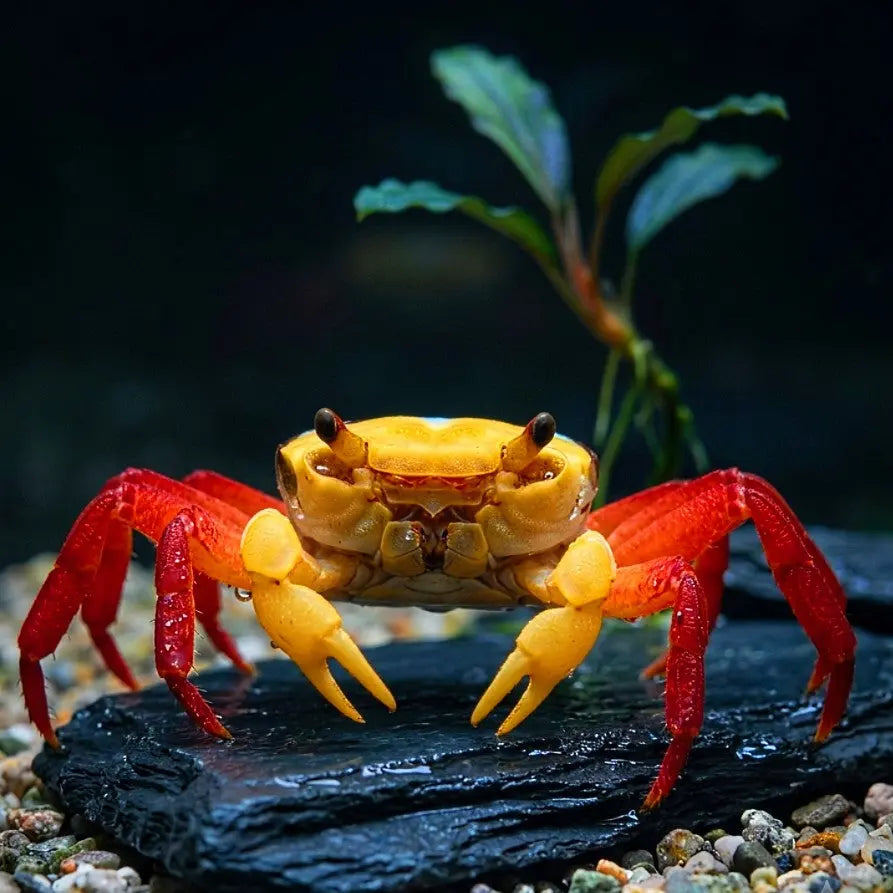 Vampirkrabbe „Yellow Witcher“ - Lepidothelphusa sp. AquaTimo