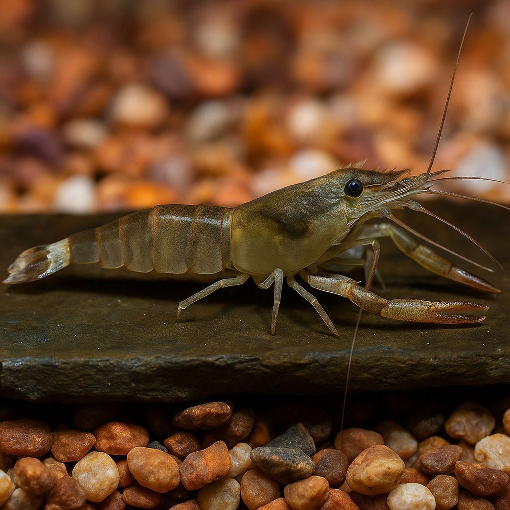 Macrobrachium agwi - Bumblebee Großarmgarnele