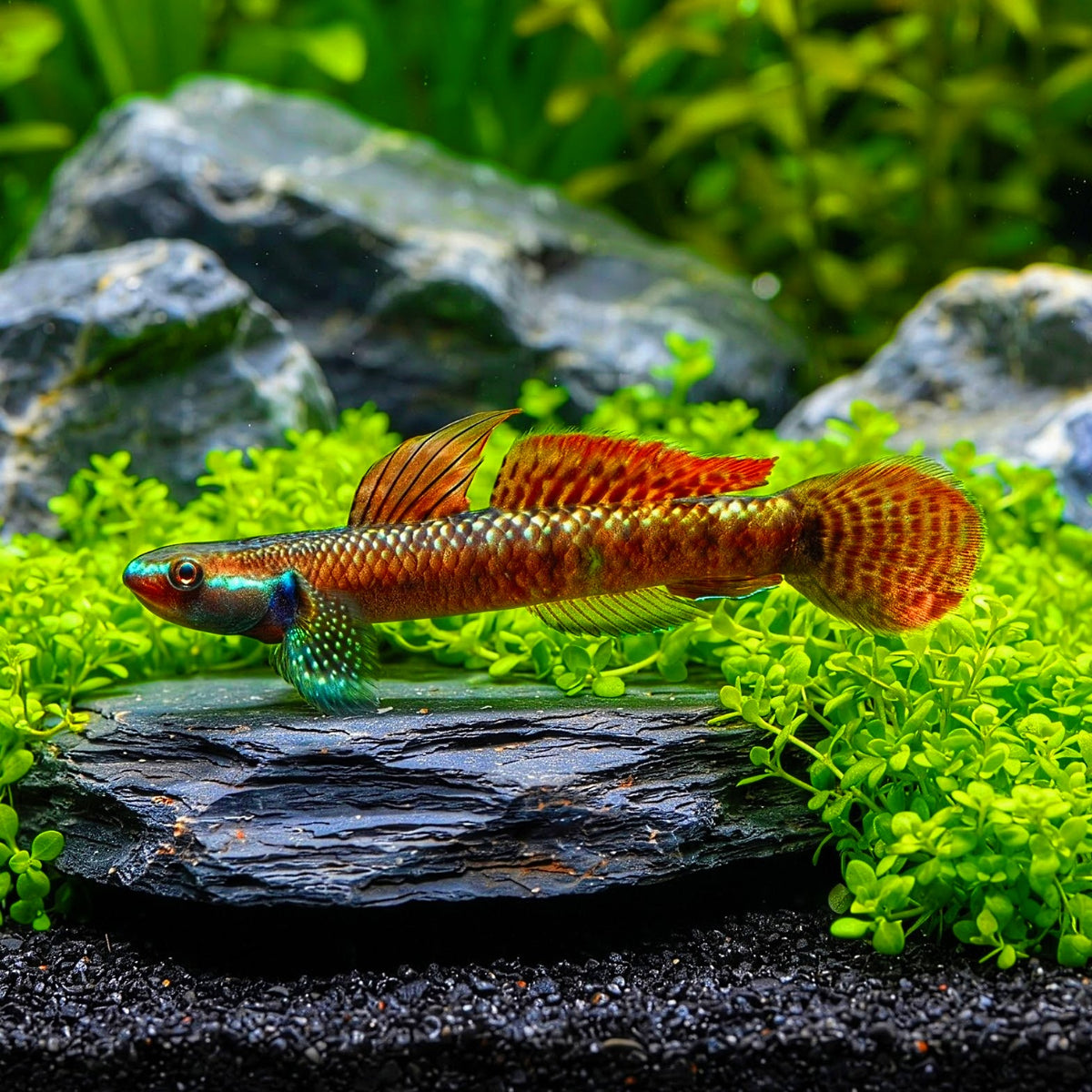Goldrote Algengrundel (Stiphodon ornatus)