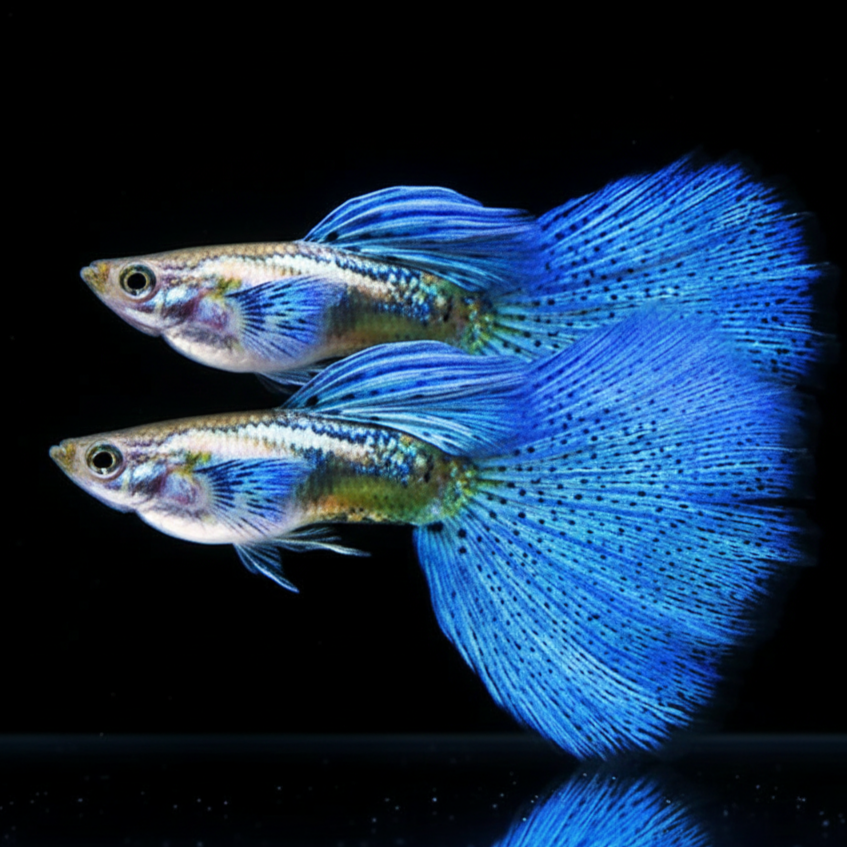 Hochzucht Guppy - Blue Grass